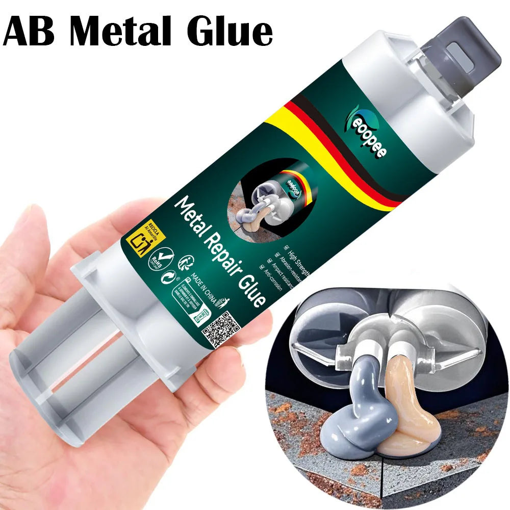 High-Strength Metal Repair Glue | Heat-Resistant AB Epoxy Adhesive & Sealant