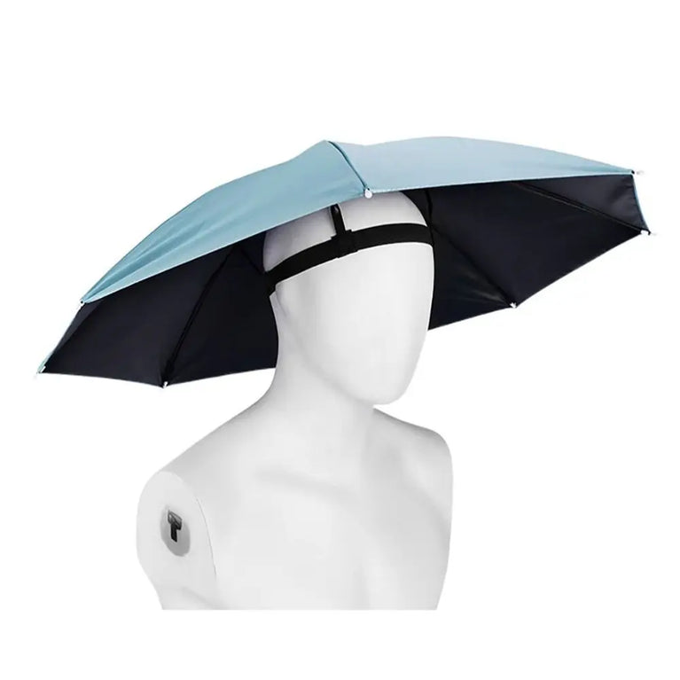Foldable Head Umbrella Hat | Hands-Free Sun & Rain Protection