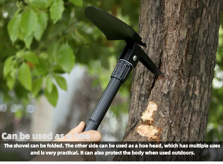 Multifunctional Folding Tactical Shovel | High-Strength Survival EDC Tool