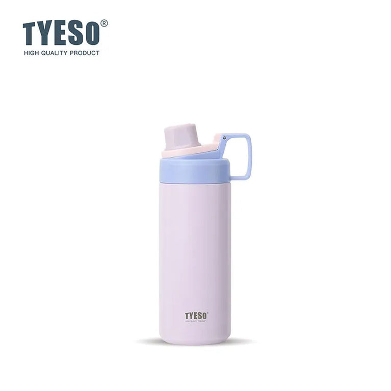 600ml Insulated Stainless Steel Water Bottle with Straw Flask
