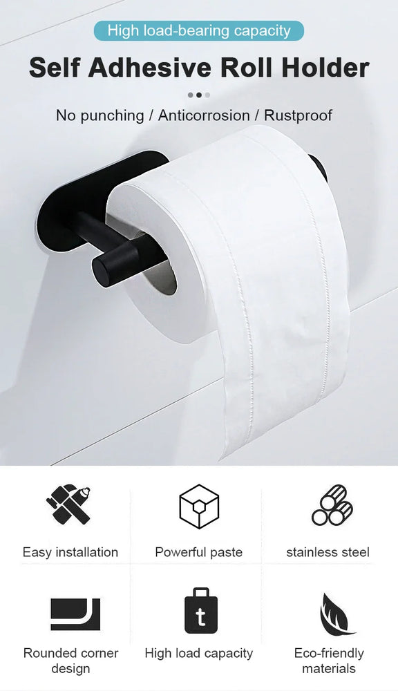 Stainless Steel Paper Towel Holder | Multi-Function Wall Mount & Under Cabinet Rack
