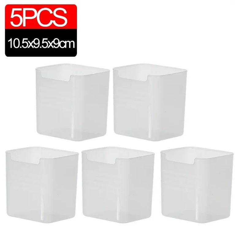 Refrigerator Storage Boxes Fresh Food Organizer Kitchen Container Set