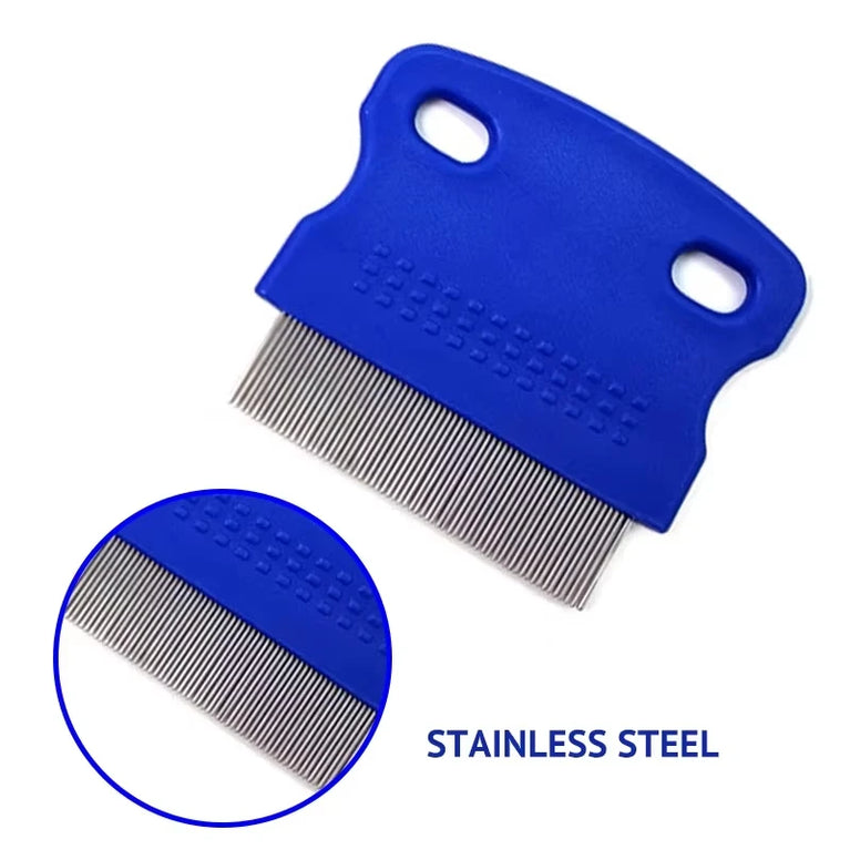 3Pcs Set Dog Cat Grooming Combs Rounded Teeth Pet Dematting Tool Kit
