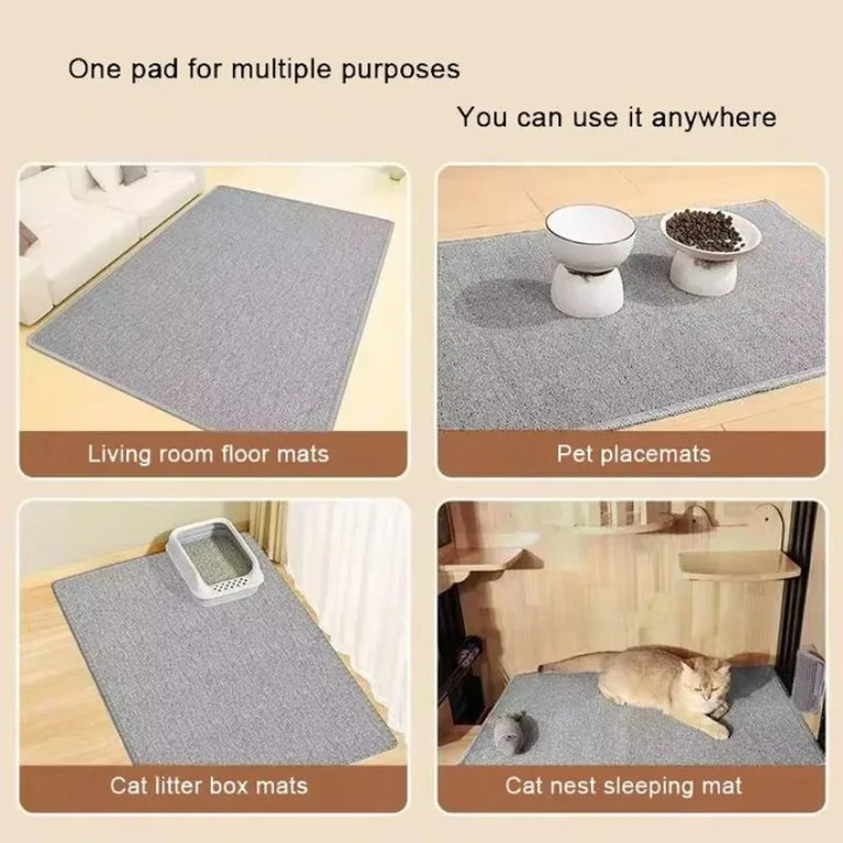 Trimmable Cat Scratching Mat Sofa Protector Cat Scratch Carpet Self Adhesive Cat Furniture Guard