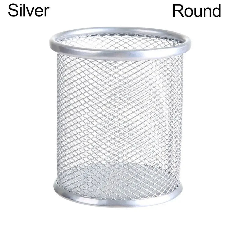 Multifunction Mesh Pen Pot Desk Tidy Stationery Organiser