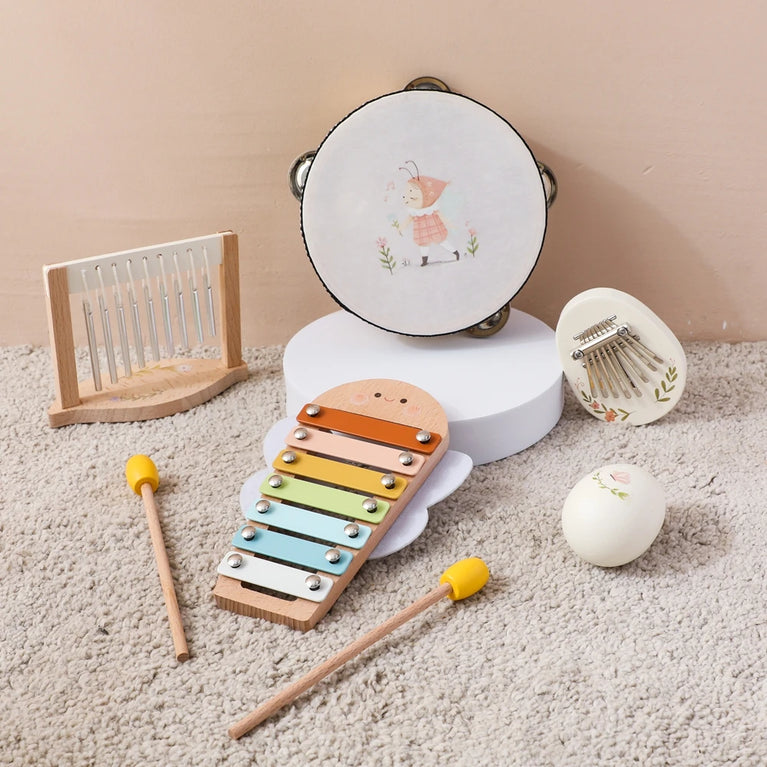 Musical Instruments Montessori Music Baby 0 12 Months Toys Drum Xylophone Baby Toys Kids Early Educational Wooden Instruments