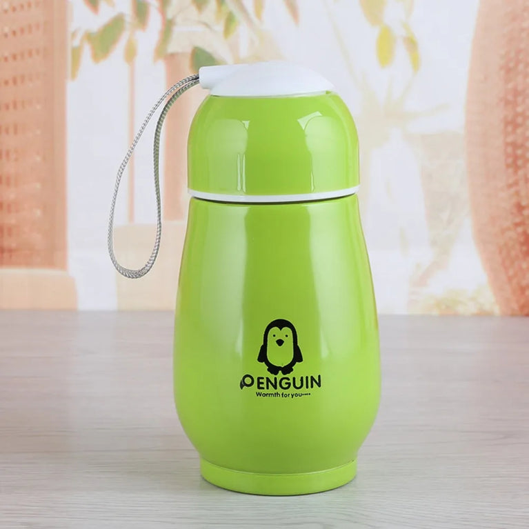 Mini Penguin Thermos Cup 180ml Travel Mug for Kids Insulated