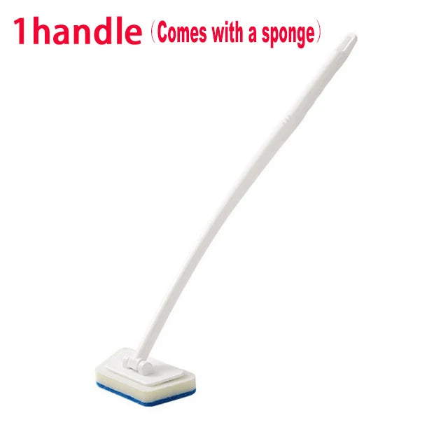 Multi-Functional Bathroom Wall & Floor Brush | Long-Handle Ergonomic Scrubber