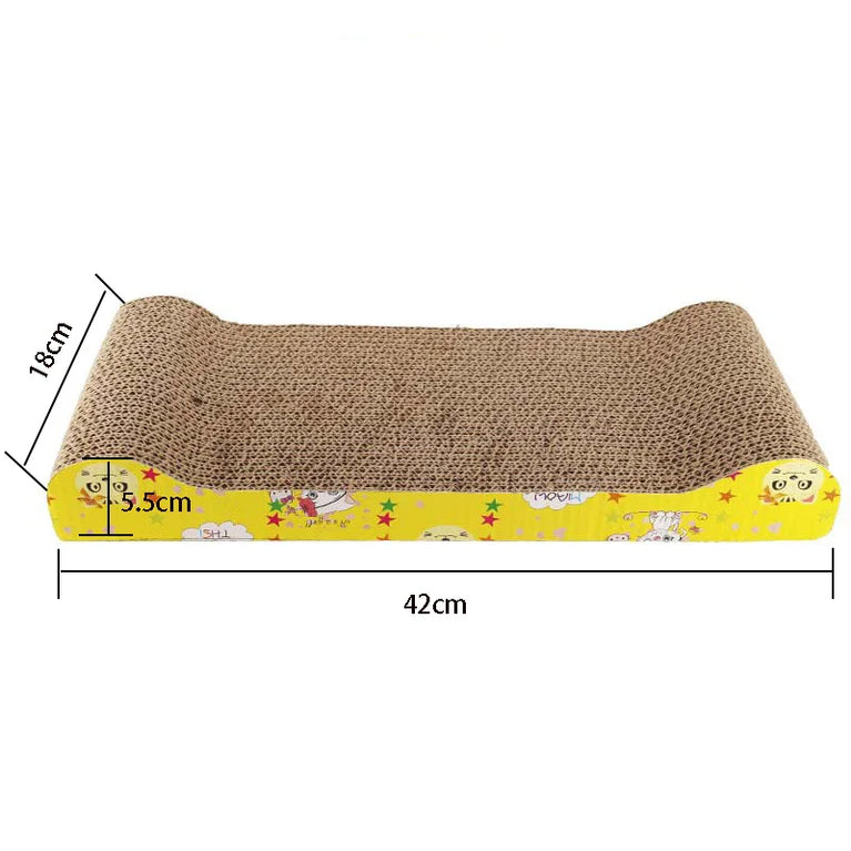 Cat Toys Cat Scraper Sharpening Claw Corrugated Cardboard Scratch Board Sofa Protector