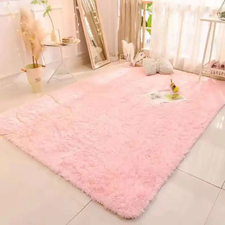 Fluffy Non-Slip Washable Area Rugs for Living Room and Bedroom