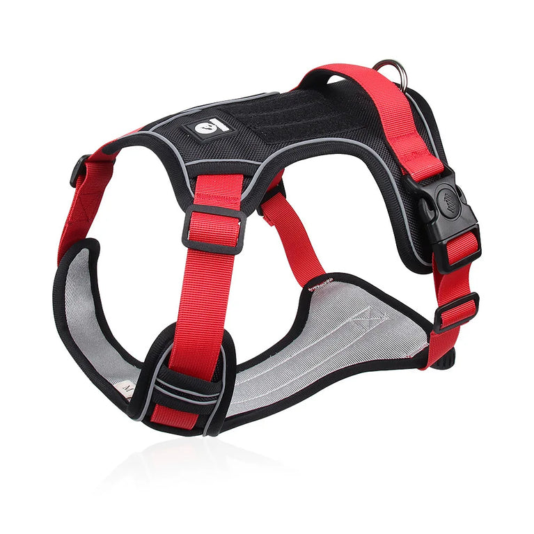 Reflective Tactical Dog Harness Vest Waterproof Oxford Durable Adjustable Large Dog Harness