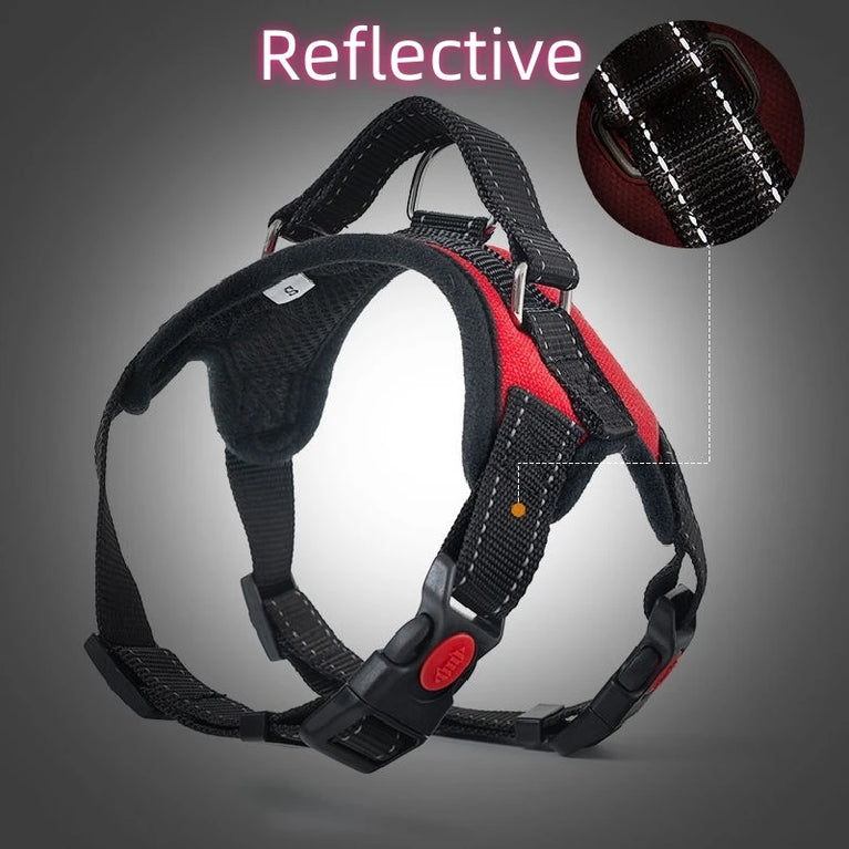 Dog Harness Vest Adjustable Reflective Strong Comfortable Pet Harness