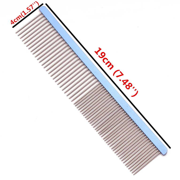 Pet Grooming Combs Aluminum Alloy Brush Professional Dog Comb
