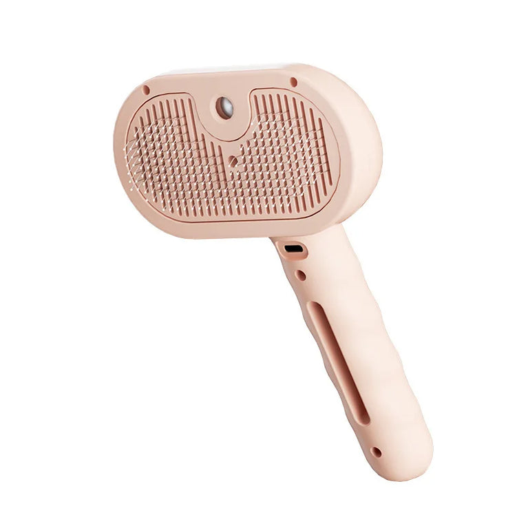 3-in-1 Electric Cat Hair Brush Steam Spray Grooming Comb Tool