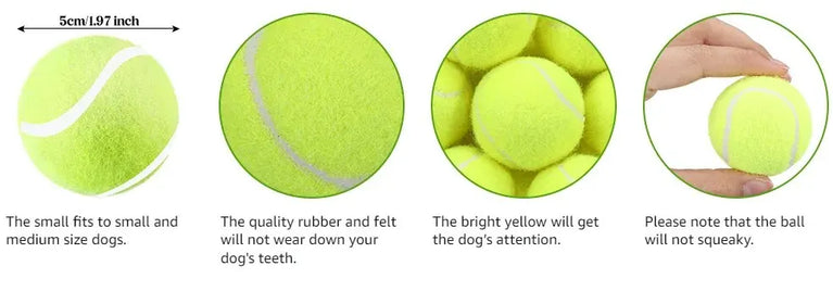 Tennis Balls for Dogs 2-Inch Compatible Automatic Ball Launchers