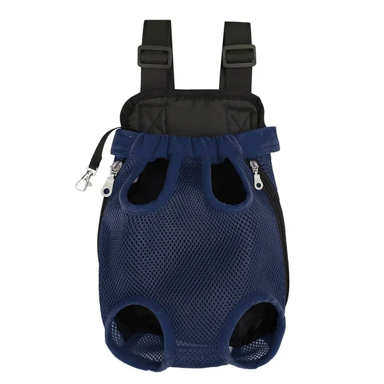 Portable Pet Mesh Backpack | Dual-Shoulder Outdoor Travel Carrier