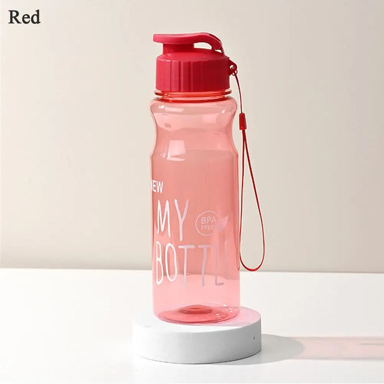 550ML Travel Sport Multi-Color Water Bottle Plastic Water Cup