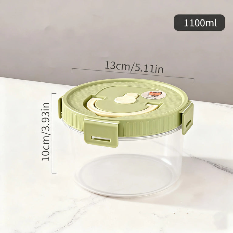 Noodles Sealed Storage Box with Handle | Moisture-Proof Airtight Pasta Container