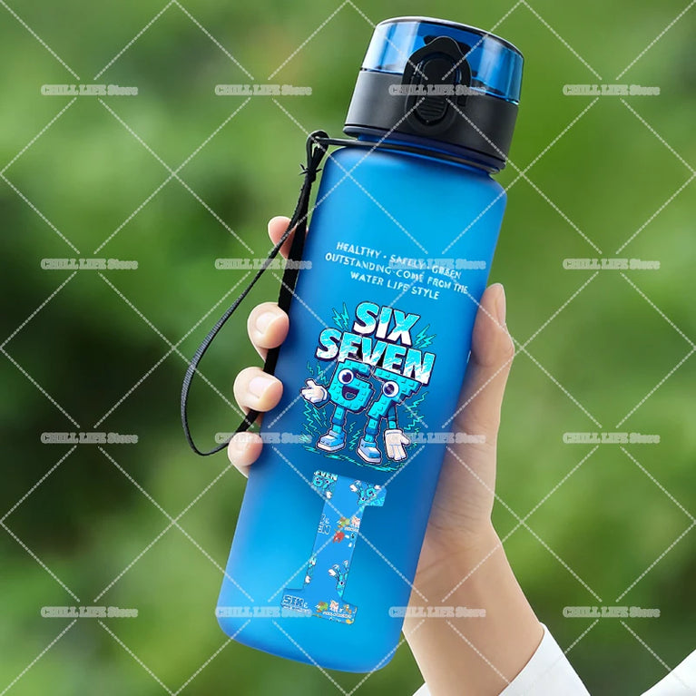 650ML Sports Waterbottle Cartoon Gym Travel Drinking Cup