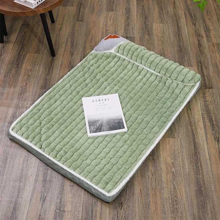Winter Dog Bed Mattress Removable Washable Large Pet Sleeping Mat