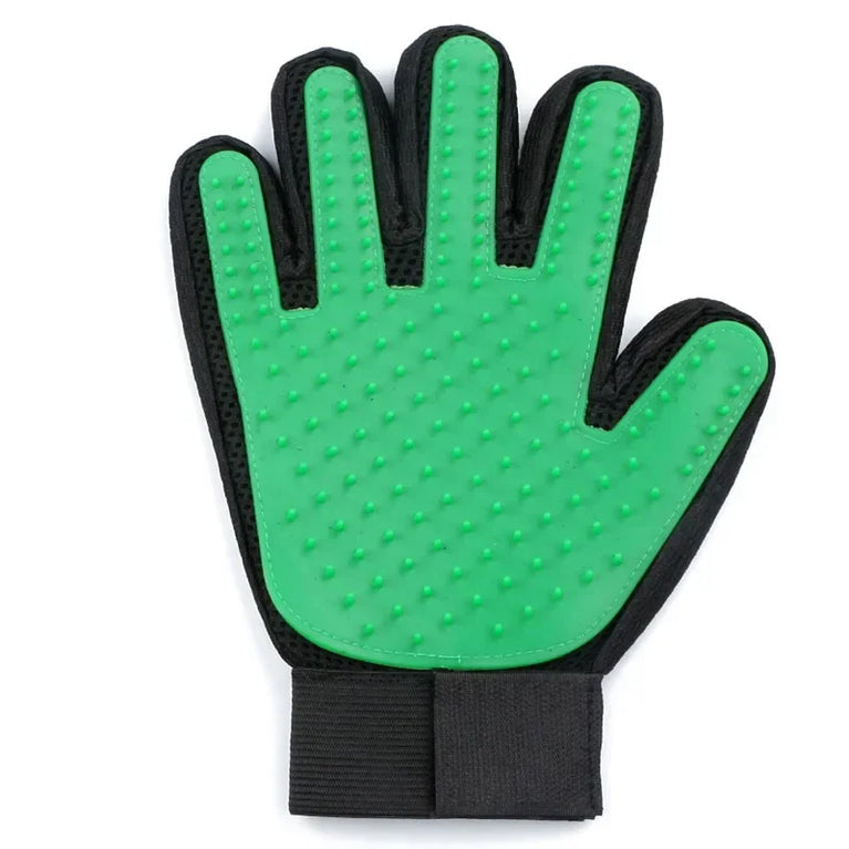 Silicone Cat Grooming Gloves Hair Removal Brush Mitt Tool