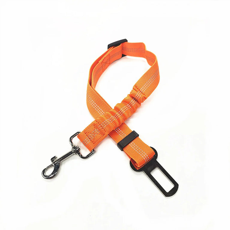 Adjustable Reflective Dog Car Seat Belt Harness With Lights Safety Travel Belt