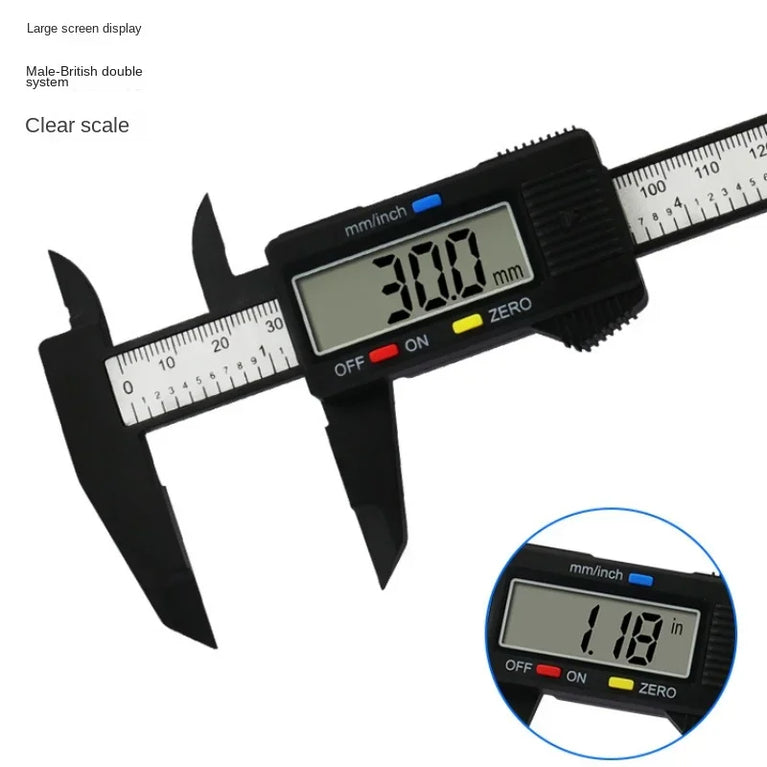 Digital Vernier Caliper | Precision LCD Measuring Instrument for Metalworking & DIY