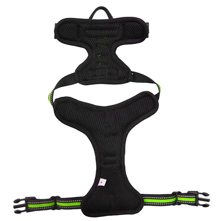 Adjustable Nylon Dog Harness No Pull Reflective Breathable Pet Vest