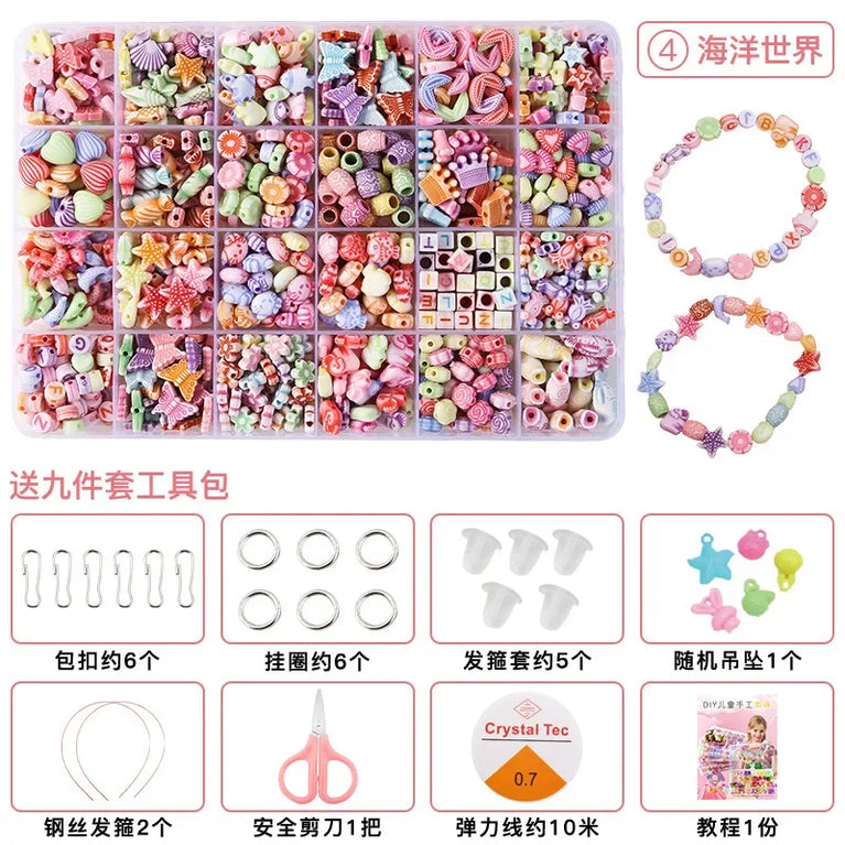 DIY Polymer Clay Beads Jewelry Making Kit | Creative Crafts for Kids