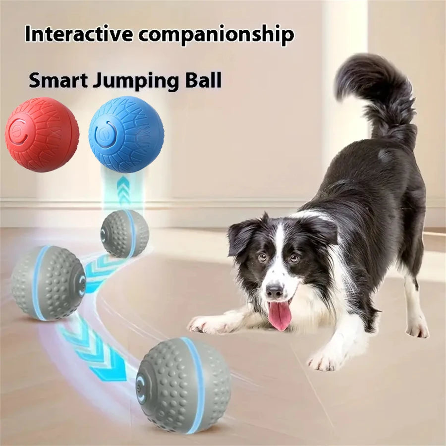 Smart Interactive Dog Toy Ball | Automatic Bouncing Rolling Toy