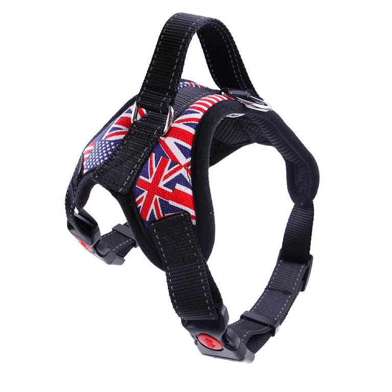 Dog Harness Vest Adjustable Reflective Strong Comfortable Pet Harness
