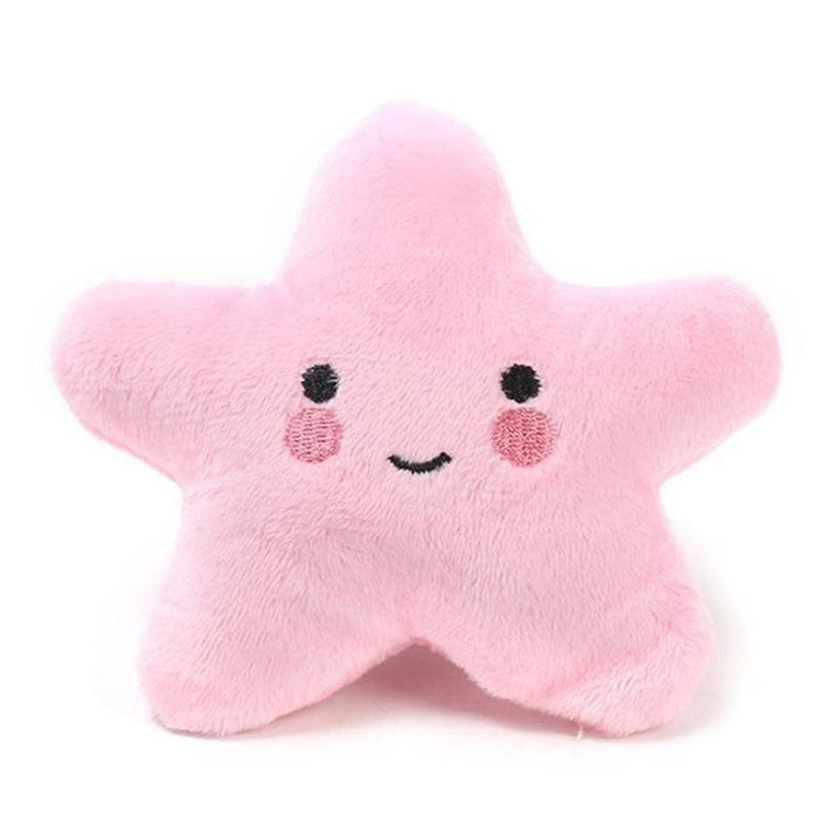 Plush Pentagram Squeaky Dog Toy Interactive Chew Toy Fun