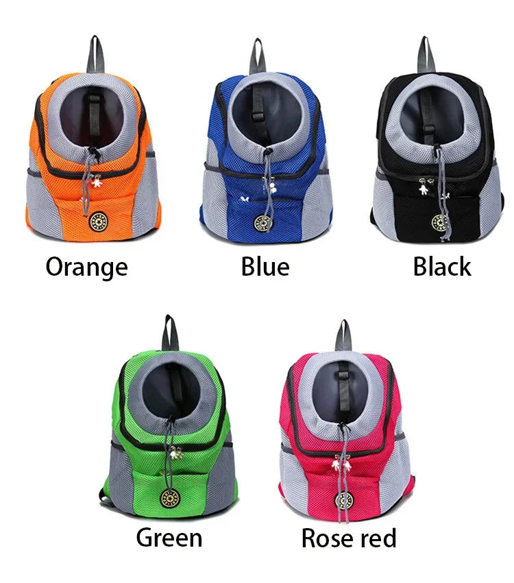 New Dog Pet Backpack Carrier Travel Bag Front Pack Breathable Adjustable Safety Outdoor