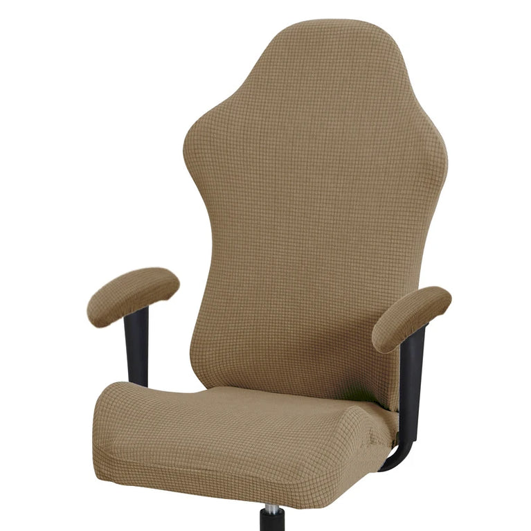 Thick Jacquard Gaming Chair Cover | Stretchy Polyester Office & Racing Chair Slipcover