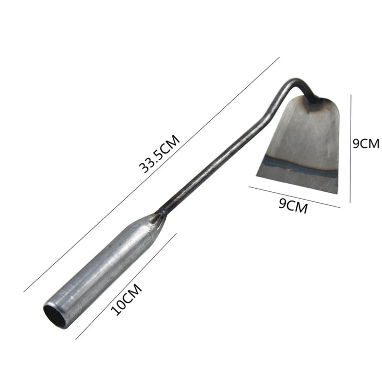 Dual-Purpose Hardened Weeding Hoe | Carbon Steel Gardening Hook
