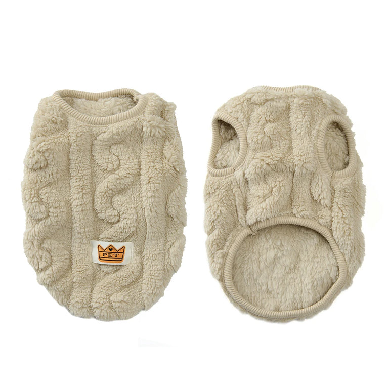 Winter Warm Dog Sweater | Cozy Fleece Puppy Jacket
