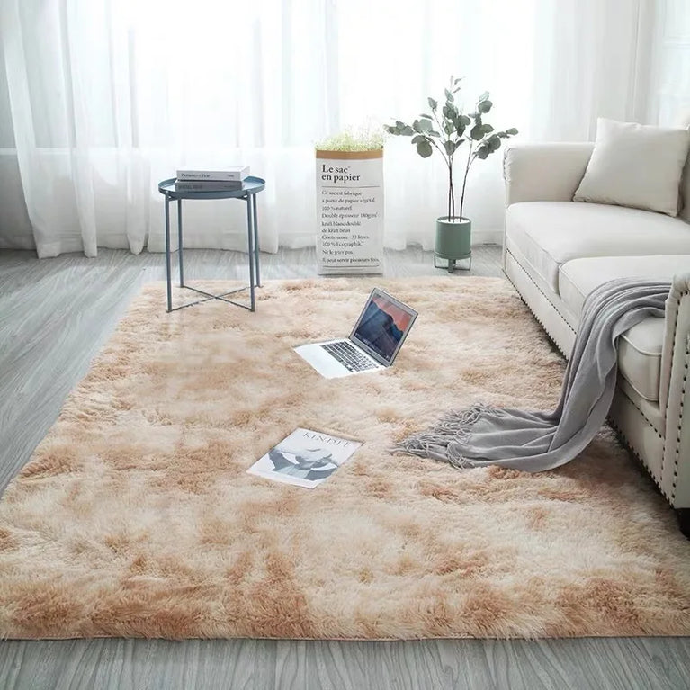 Fluffy Non-Slip Washable Area Rugs for Living Room and Bedroom