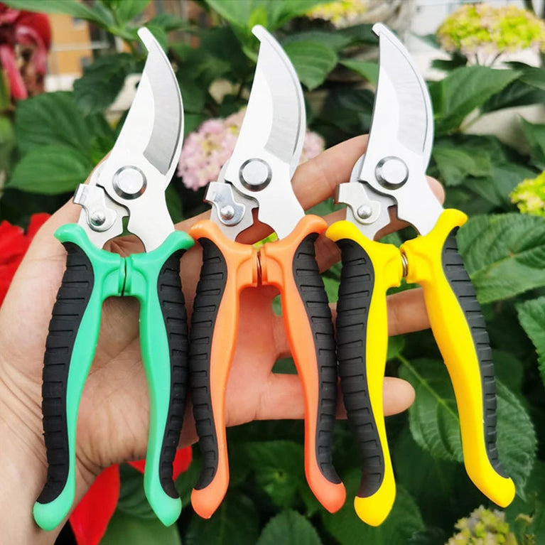 Easy Use Metal Garden Scissors Hand Pruners Tree Pruner Tool