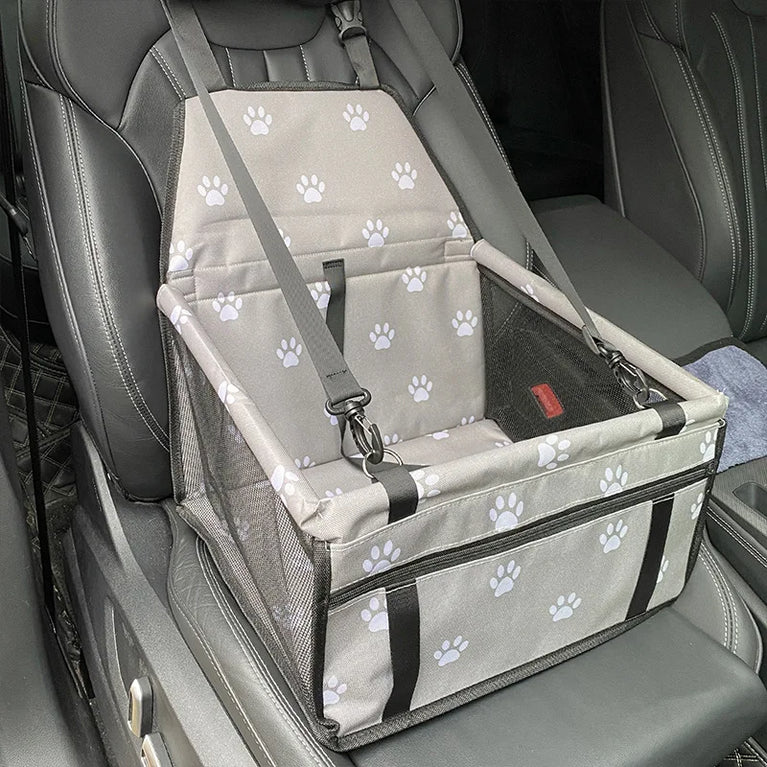 Dog Car Seat Cover Folding Hammock Pet Car Travel Booster Seat Basket