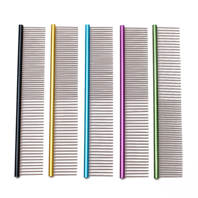 Pet Grooming Combs Aluminum Alloy Brush Professional Dog Comb