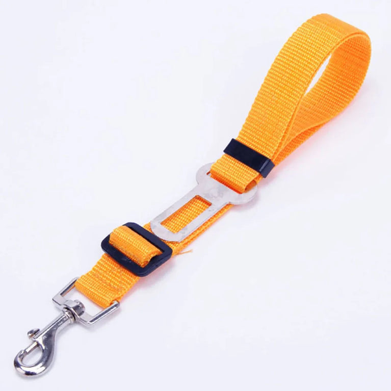 Adjustable Reflective Dog Car Seat Belt Harness With Lights Safety Travel Belt