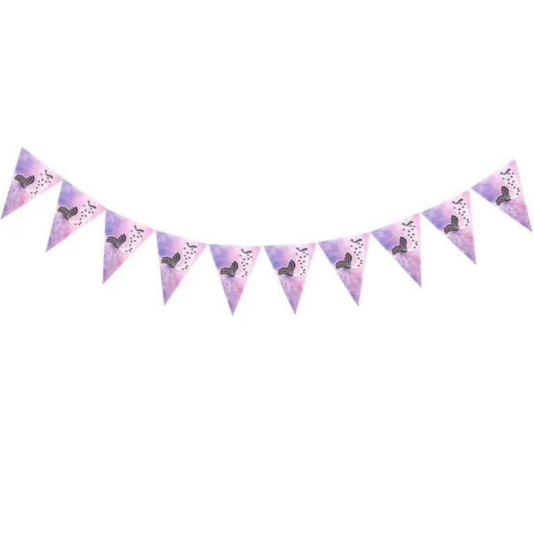 Mermaid Princess Birthday Party Set | Enchanting Disposable Tableware