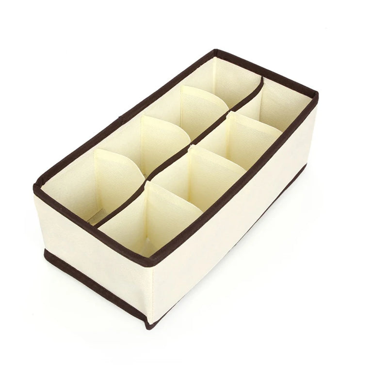 Non-Woven Underwear & Sock Organizer | Foldable Wardrobe Drawer Divider