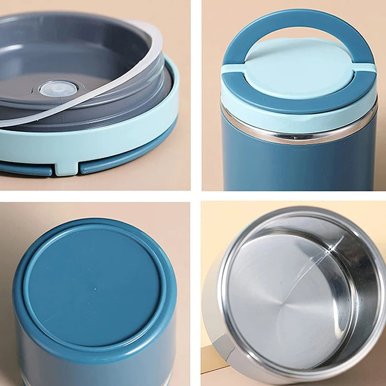 Soup Thermos Bento Container Stainless Steel Insulated Lunch Box with Handle