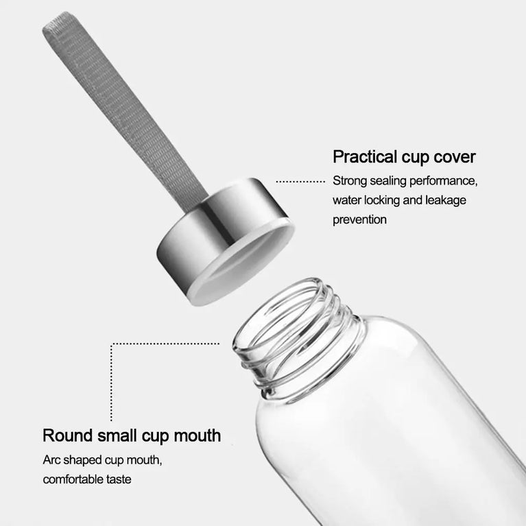 300ML–500ML Portable Sport Drinking Water Bottle for Gym & Travel