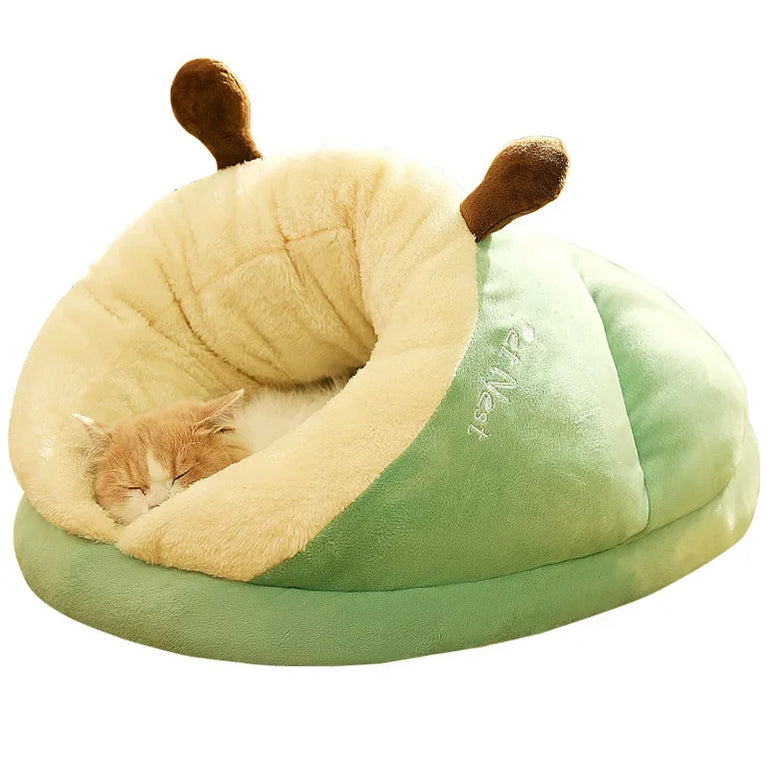 Soft Winter Warm Plush Dog Sofa Bed Cozy Cave Kennel Removable Cover Pet Nest