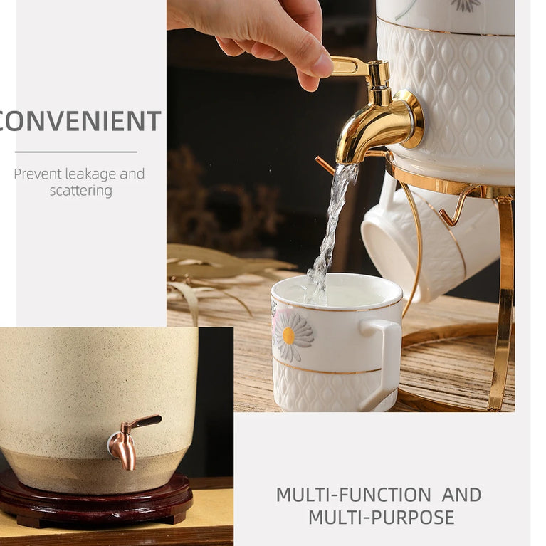Stainless Steel Beverage Dispenser Faucet | Eco-Friendly Spigot for Wine Barrels & Juice Tanks