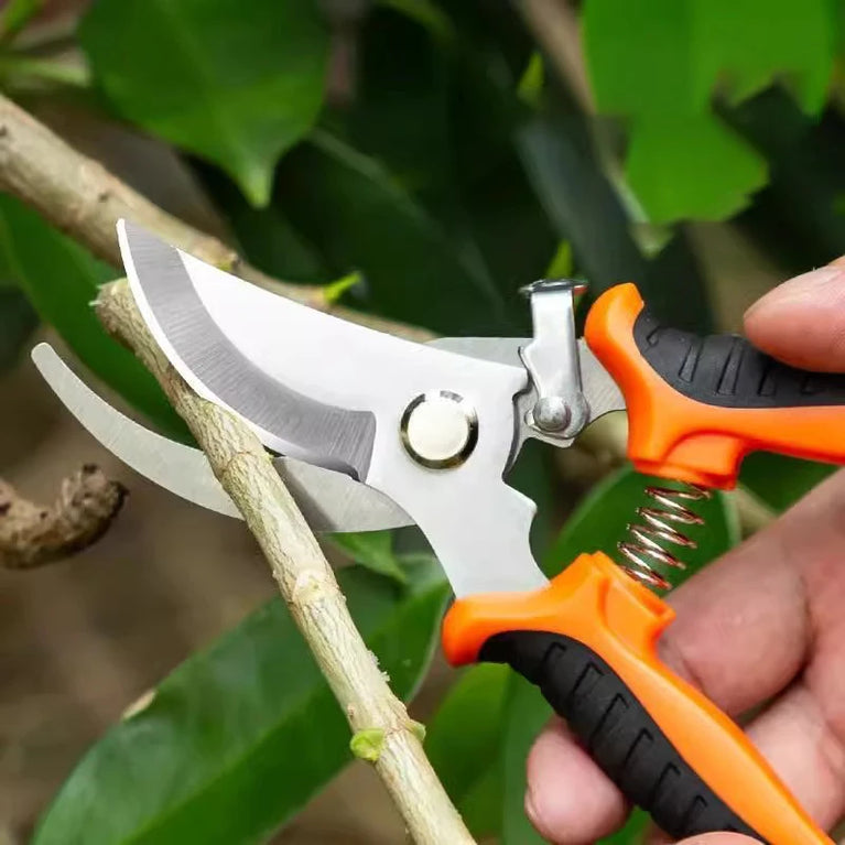 Easy Use Metal Garden Scissors Hand Pruners Tree Pruner Tool