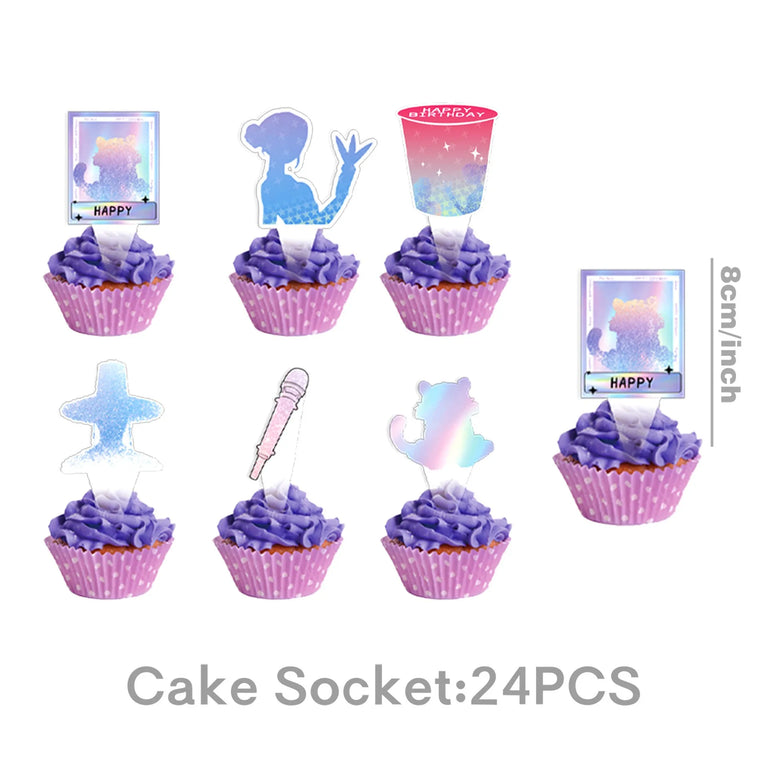 Disposable Party Tableware Set for Birthday Party Decoration