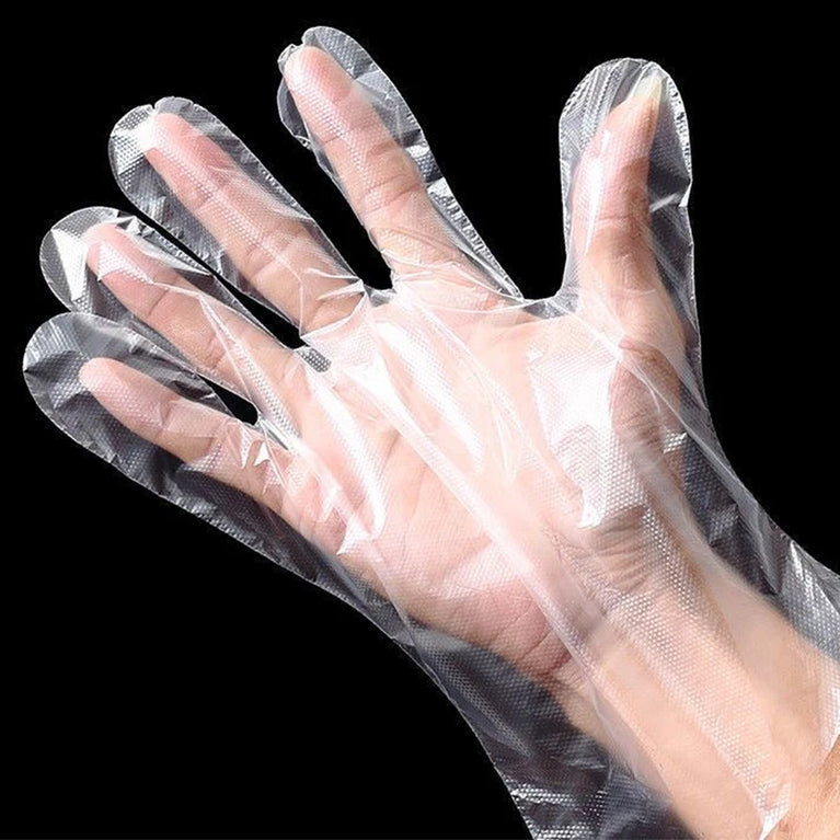 500/100PCS Disposable Gloves Food Grade Plastic Kitchen Gloves